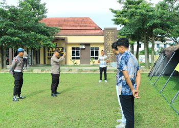 Antisipasi Bencana, Polres Tulang Bawang Barat Gelar Apel Rutin Posko Tanggap Darurat dan Siagakan Personil