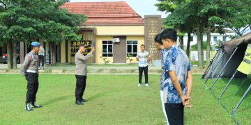 Antisipasi Bencana, Polres Tulang Bawang Barat Gelar Apel Rutin Posko Tanggap Darurat dan Siagakan Personil