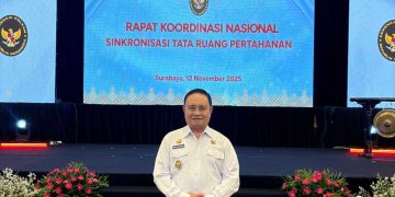 Mad Hasnurin Ikuti Rakornas Sinkronisasi Tata Ruang Pertahanan