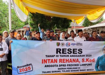 Anggota Komisi V DPRD Lampung Intan Rehana Serap Aspirasi di Tulang Bawang Barat