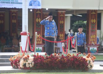 Upacara HUT ke 54 KORPRI di Lampung Barat: Pengabdian ASN, Kepedulian Lingkungan, dan Transformasi Kesehatan Warnai Peringatan Tiga Momentum Nasional