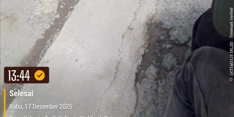 Rekonstruksi Jalan Ruas Muara Putih-Kali Sari Menelan Anggaran 3,33 Milyar Terkesan Asal Jadi