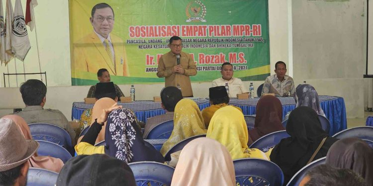 Hanan Rozak Sosialisasi 4 Pilar MPR di Raman Utara
