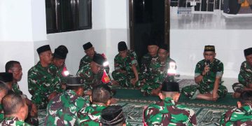 Anggota Kodim 0410/KBL Gelar Doa Bersama