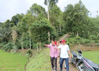 Tinjau Pemandian Air Hangat, Bupati Lambar Berharap dapat Tingkatkan Roda Ekonomi Masyarakat