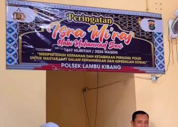 Polres Tubaba dan Polsek Jajaran Peringati Isra Mi’raj Nabi Muhammad SAW 1447 H, Perkuat Iman dan Kepedulian Sosial Personel