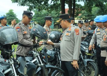 Polres Tubaba Laksanakan Pemeriksaan dan Pengecekan Randis Polri, Pastikan Siap Operasional