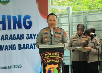 Polres Tubaba Launching SPPG di Panaragan Jaya, Wujudkan Dukungan Polri Terhadap Generasi Sehat