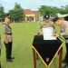 Kapolres Tubaba Pimpin Upacara Serah Terima Jabatan Kasat Lantas