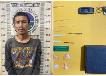 Kedapatan Miliki Sabu seorang Pria Dewasa Diringkus Sat Res Narkoba Polres Tubaba