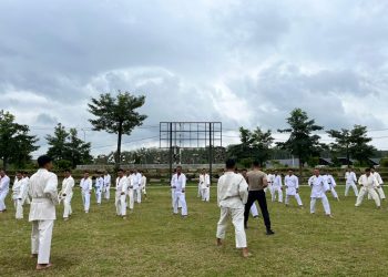 Polres Tubaba Gelar  Latihan Bela diri Polri untuk Usulan Kenaikan Pangkat Periode 1 Juli 2026