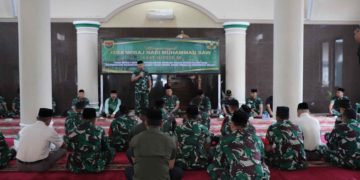 Kodim 0410/KBL Gelar Peringatan Isra Mi’raj Nabi Muhammad SAW Tahun 1447 H/2026 M