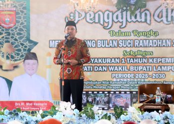 Di Ruang Pengajian Akbar, Bupati Parosil: “Pembangunan Itu Tidak Seperti Sim Salabim”