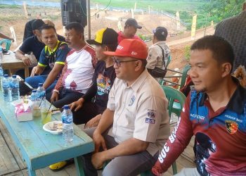 Personil Polsek Gunung Agung Amankan Kejuaraan Grasstrack Championship Motorace 2026