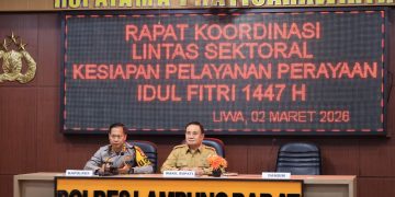Wakil Bupati Lampung Barat Ikuti Rakor Lintas Sektoral Sambut Perayaan Idul Fitri