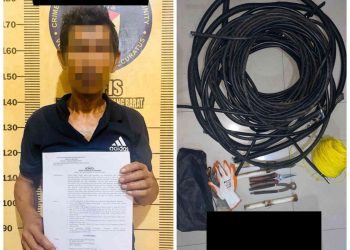Aksi Cepat Tekab 308 Polres Tubaba Pelaku Pencurian Tower di Kelurahan Daya Murni Berhasil Ditangkap