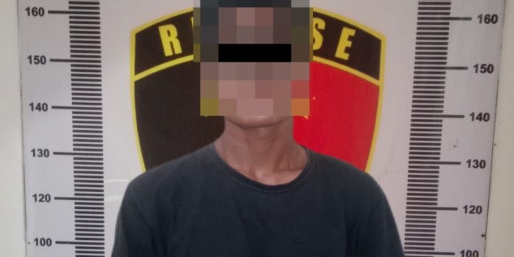 Polisi Ringkus Diduga Pelaku Curat, di Masjid Baitulhuda Kampung Serupa Indah