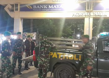 Personil Kodim 0410/KBL, Melaksanakan Kegiatan Patroli Skala Besar