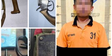 Sat Reskrim Polres Tubaba Amankan Warga Terusan Unyai Kedapatan Memiliki Senjata Api Rakitan