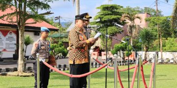 Wakil Bupati Lampung Barat Pimpin Apel Gelar Pasukan Operasi Ketupat 2026