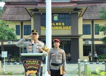 Apel Gelar Pasukan Operasi Ketupat Krakatau 2026 Digelar, Polres Tubaba Perkuat Pengamanan Lebaran
