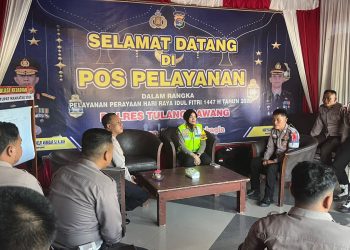 Kunjungan Mendadak di Pos Yan Rest Area Km 208! Kasat Lantas Polres Tulang Bawang Pastikan Pengamanan Ops Ketupat Krakatau 2026 Berjalan Maksimal