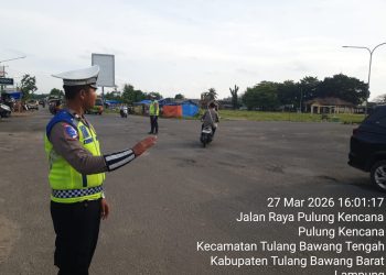 Satlantas Polres Tubaba Berlakukan Pembatasan Kendaraan Sumbu 3 Keatas Tidak Masuki Jalur Tol Terpeka dan Jalan Non Tol Jalinteng