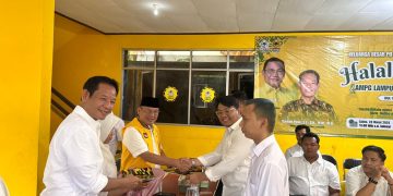 Halalbihalal dan Ajang AMPG Lampung Awards 2026, Hanan A Rozak Beri Penghargaan Kepada Kader Muda