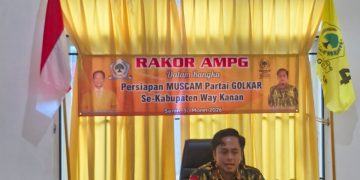 DP AMPG Way Kanan Gelar Rakor Persiapan Muscam Partai Golkar se-Kabupaten Way Kanan