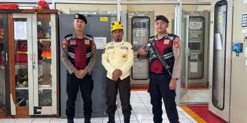 Siaga Tinggi! Sat Samapta Polres Tulang Bawang Amankan Instalasi Strategis Pt Pln, Pastikan Pasokan Listrik Aman Dan Stabil