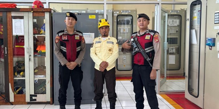 Siaga Tinggi! Sat Samapta Polres Tulang Bawang Amankan Instalasi Strategis Pt Pln, Pastikan Pasokan Listrik Aman Dan Stabil