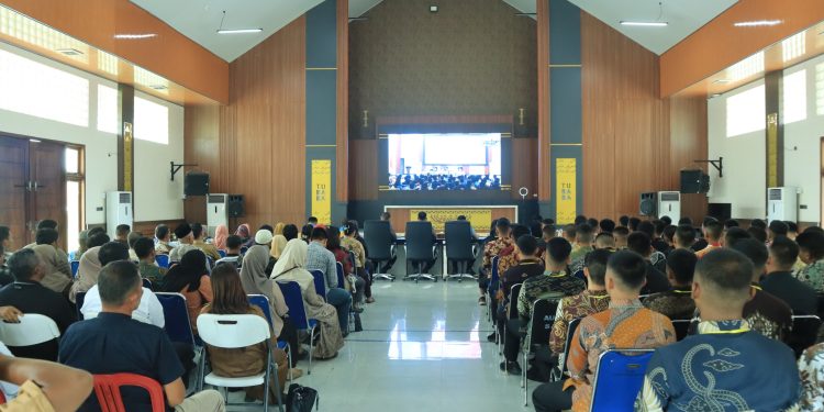 Kapolres Tubaba Pimpin Giat Penandatanganan Pakta Integritas Penerimaan Terpadu Anggota Polri Tahun Anggaran 2026