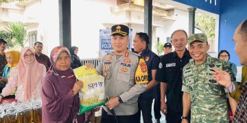 Gerakan Pangan Murah Polri Serentak, Polres Tubaba Hadir Untuk Bantu Masyarakat di Balai Tiyuh Candra Mukti