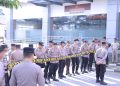 Polres Tulang Bawang Gelar Simulasi Sispam Mako Pasukan Ton dalam Siap Jaga Kedaulatan Keamanan Wilayah Tulang Bawang