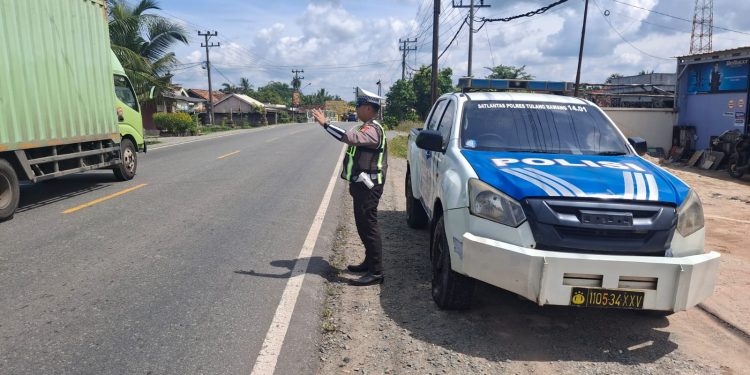 Pengamanan Maksimal, Arud Lalu Lintas Tulang Bawang Terkendali, Masyarakat Aman!!