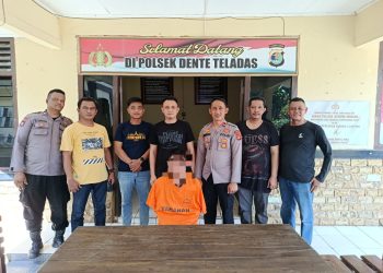 Dente Teladas Membara! Polsek Dente Teladas Gulung Koboi Jalanan Pemilik Revolver Dan Amunisi Tajam