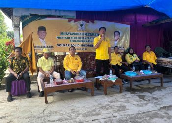 Darlian Pone Buka Muscam PK Partai Golkar Kecamatan Kasui, Dilanjutkan Gerakan Lampung Menanam