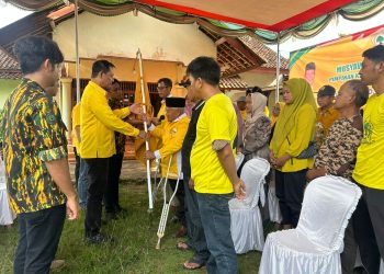 Konsolidasi Berkelanjutan, Partai Golkar Way Kanan Gelar Muscam Kecamatan Buay Bahuga