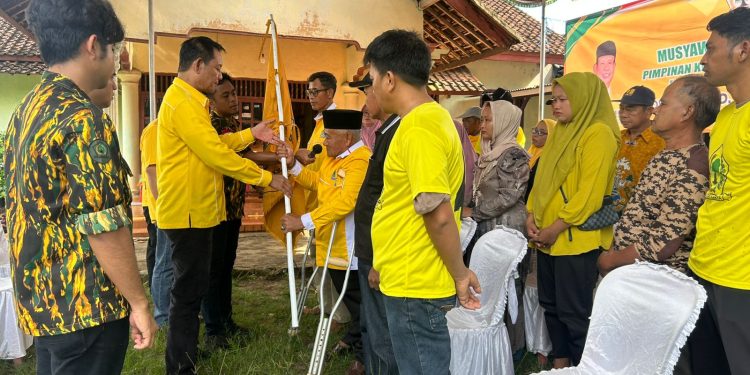 Konsolidasi Berkelanjutan, Partai Golkar Way Kanan Gelar Muscam Kecamatan Buay Bahuga