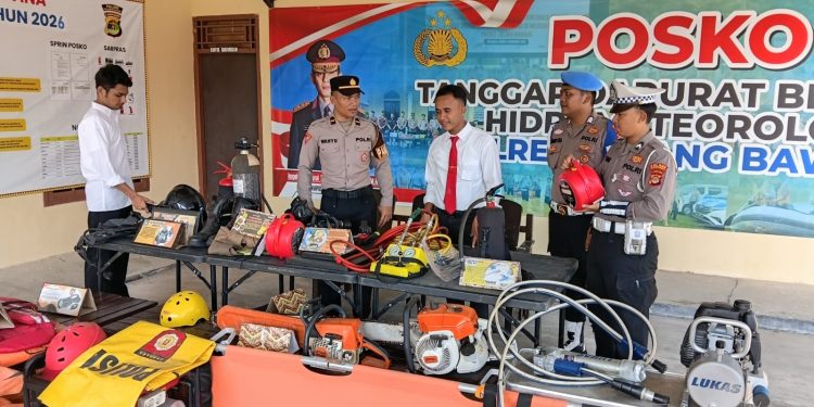 Perkuat Deteksi Dini, Tim Tanggap Bencana Darurat Polres Tulang Bawang Pastikan Peralatan Siap Tempur
