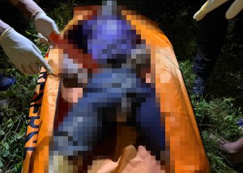 Tim Inafis Polres Tubaba Lakukan Evakuasi dan VeR Terhadap Mayat Yang Terapung di Rawa