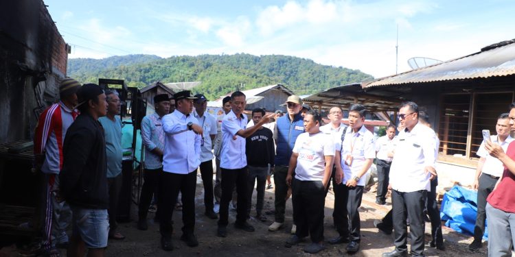 Upaya Pencegahan Kebakaran Akibat Korsleting Listrik, Bupati Lambar Himbau Warga Lebih Waspada, dan Minta BPBD Koordinasi dengan PLN
