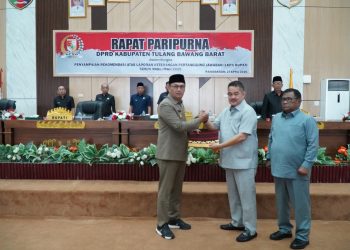 DPRD Tulang Bawang Barat Gelar Paripurna LKPJ Bupati Tahun 2025