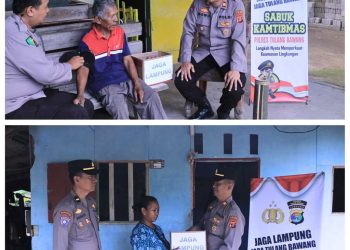 Sambang serta Baksos dalam Rangka Sabuk Kamtibmas Polres Tulang Bawang