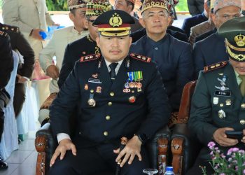 Kapolres Tulang Bawang Barat Hadiri Upacara HUT ke 17 Kabupaten Tubaba Bertumbuh, Berdaya dan Bersama