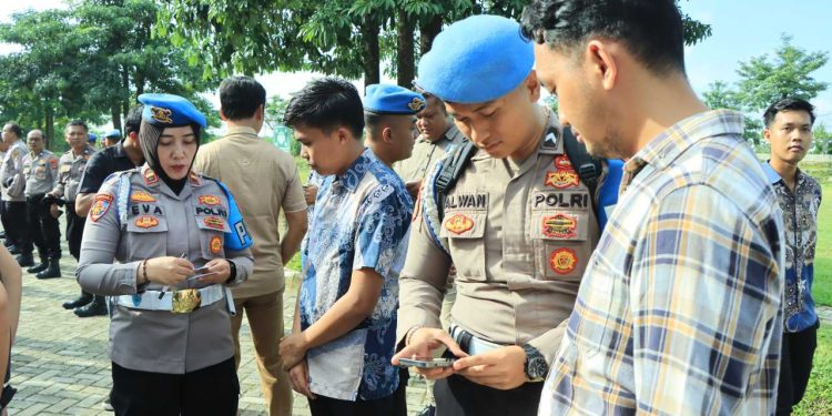 Propam Polda Lampung Gelar Gaktibplin di Polres Tubaba, Disiplin Personel Jadi Perhatian