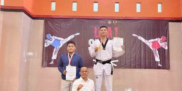 Sabet Emas Taekwondo, Bripda Edo Herlando Buktikan Polisi Presisi Berprestasi Hingga Kancah Nasional