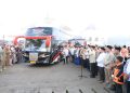 Ditandai Pengibaran Bendera, Bupati Parosil Lepas Keberangkatan 207 Jamaah Calon Haji dari Lampung Barat