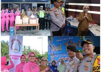 Operasi Ketupat Krakatau 2026, Kapolres Dampingi Bupati Way Kanan Tinjau Pos Pam Lebaran