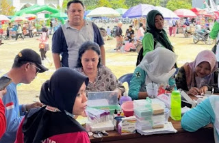 Peringati HUT Waykanan ke 27, Berbagi Kegiatan Sosial di Kawasan Islamic Center KM 5, Blambangan Umpu